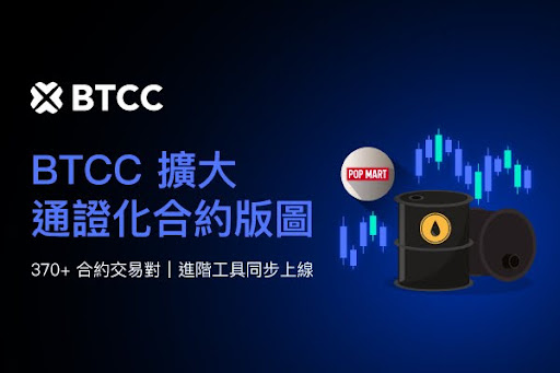 BTCC 擴展通證化合約產品版圖,強化多元資產交易與進階分析功能