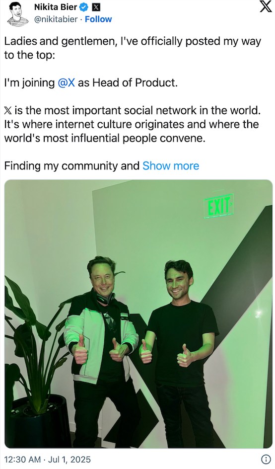 Solana 前顧問加入 X 擔任產品主管，今年或推Ｘ金融卡服務 