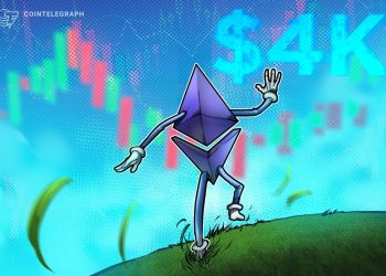 Ether price hits $4K for first time since December 2024