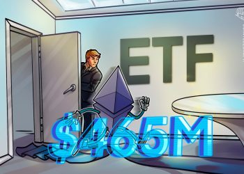 BlackRock leads record $465M spot Ether ETF Monday exodus