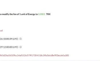 波场 TRON 社区 SR 发起投票，拟将网络能量单价下调至 100 sun