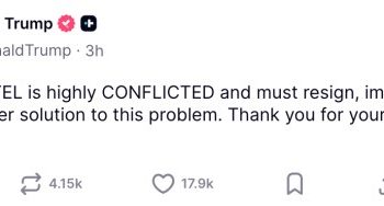 危及國安？川普怒嗆 Intel 執行長陳立武應立即辭職！股價應聲下跌 