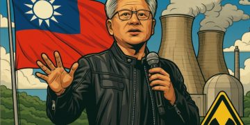 黃仁勳快閃訪台積電！核三公投前夕喊話：核能是好選項 