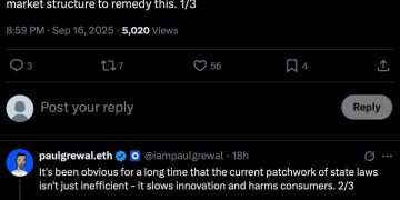 Coinbase 促請美國司法部出手，阻止各州自行開罰加密業者 
