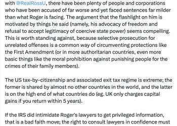 Ripple 和 Kraken 的早期投資人，比特幣耶穌 Roger Ver 發生什麼事了？ 