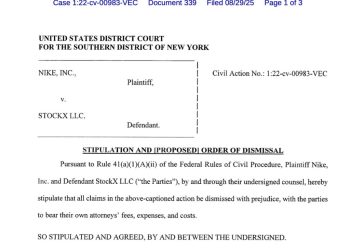NIKE 就 NFT 商品侵權假冒案與 StockX 達成和解，運動鞋龍頭放過新創救股價？ 