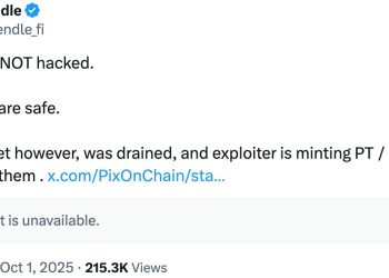 Pendle 遭疑似攻擊者鑄造代幣拋售，官方：協議安全、無遭駭 