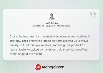 穩定幣基礎設施商 Crossmint 宣佈與電匯龍頭公司 MoneyGram 合作 