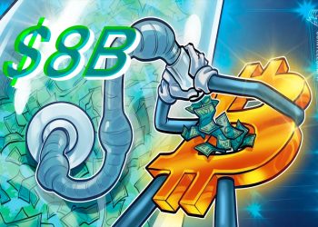 Bitcoin ‘money vessel’ amasses $8B but recovery lacks ETF inflows