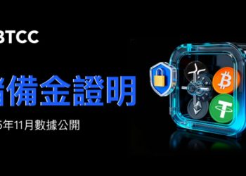 BTCC 公布 11 月資產儲備率達 146%！限時活期理財 APY 最⾼ 18% 上線 