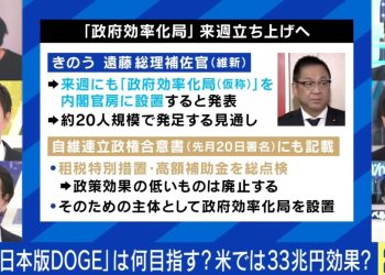 高市早苗宣佈日版「DOGE 政府效率部」正式啟動，瞄準特別稅收制度與補貼進行革新 