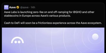 Aave 旗下 Push 取得歐洲 MiCA 許可，提供零手續費穩定幣出入金服務 
