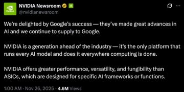 Meta 考慮採用 Google AI 晶片，輝達股價急跌 7% 反擊：我們領先一個世代 