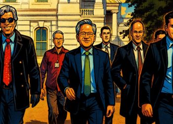 黃仁勳遊說奏效，對中晶片出口限制不納入美國防法案 