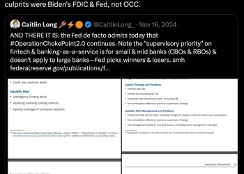 美 OCC:摩根大通、花旗等九大銀行打壓加密產業,會繼續依法追究