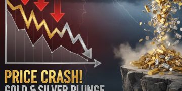 金銀大怒神！亞洲早盤跳水，白銀衝上 84 美元新高後急殺逾 10%、黃金跌破 4,500 