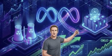 Meta 簽署核能協議布局 AI 電力,Vistra 與 Oklo 股價大漲