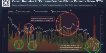 Santiment：比特币反弹难掩市场恐慌情绪，持续反弹概率或将增加
