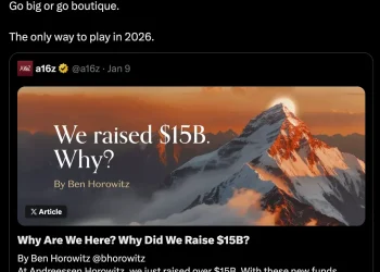 a16z 合伙人自述：精品 VC 已死，做大规模才是 VC 的终局