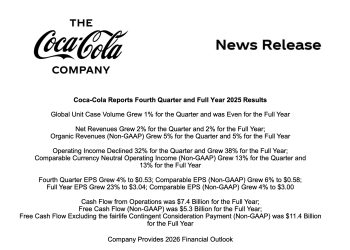 可口可樂 Q4 財報分析，全年 EPS 收益成長 23 % 的秘密武器是？ 