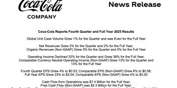 可口可樂 Q4 財報分析，全年 EPS 收益成長 23 % 的秘密武器是？ 