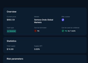 Ondo 聯手 Chainlink，開放特斯拉與標普 500 美股代幣鏈上抵押借貸 