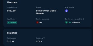 Ondo 聯手 Chainlink，開放特斯拉與標普 500 美股代幣鏈上抵押借貸 