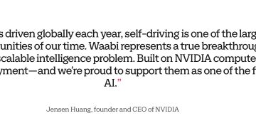 Waabi 獲得十億美元融資,簽署 UBER 獨家合作、投資方包括輝達