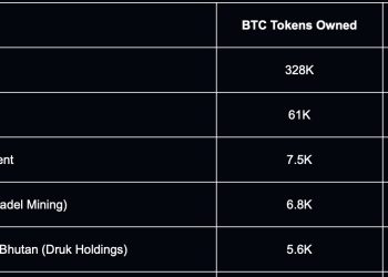 比特幣分佈版圖：中本聰穩坐首位、美英靠沒收躍升儲備大國 