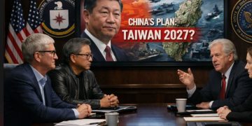 紐時:CIA 密會蘋果、輝達黃仁勳,警告中共將在 2027 前攻台