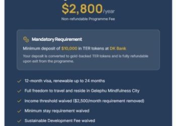 不丹推出基於 Solana 的數位遊牧簽證：一萬鎂代幣化黃金換三年定居 