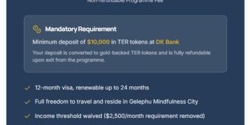 不丹推出基於 Solana 的數位遊牧簽證:一萬鎂代幣化黃金換三年定居