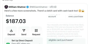 马斯克暗示 X Money 提供 6% 存款收益，同时推出返利借记卡功能