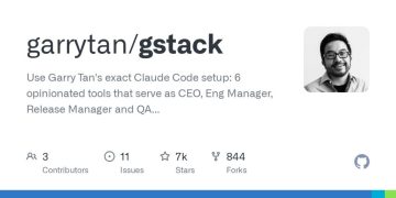 YC 總裁 Garry Tan 開源 Claude Code Skill ，48 小時 GitHub 衝上 7,600 Stars 