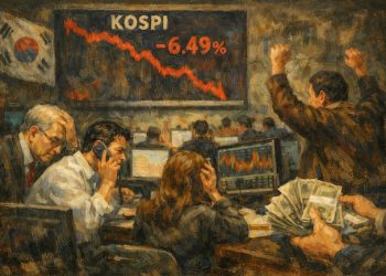 韓股崩跌 6.49%！散戶單日狂掃 7 兆韓元創歷史紀錄，外資機構聯手大逃殺 