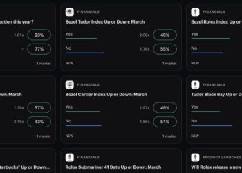 名錶也能下注？Kalshi 聯手 Bezel 推出奢華手錶價格預測市場 