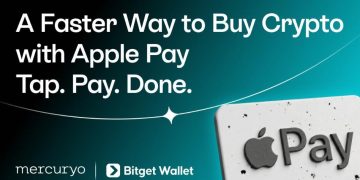 Bitget Wallet 率先整合 Mercuryo 原生 Apple Pay 入金功能 