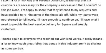 被炒魷魚因為文書處理錯誤？少數 Block 員工被裁員後再度被僱用 