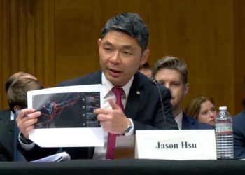 前國民黨立委赴美國會作證：中國破壞台灣海底電纜，籲儘快通過國防預算 