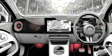 科技記者體驗搭載輝達 Hyperion 平台的賓士CLA自駕車 