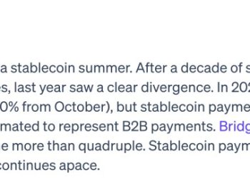 Stripe收購穩定幣編排平台Bridge交易量翻四倍、積極擴展VISA全球支付版圖