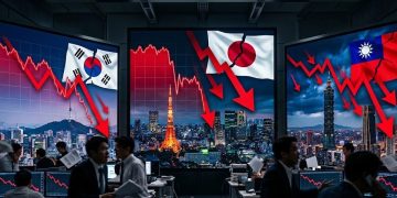 韓國股市再度熔斷,台股跌逾兩千點,台積電失守1800元