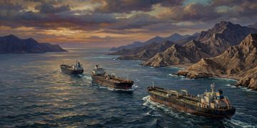 荷姆茲新航線？三艘油輪沿著阿曼海岸線進入荷姆茲海峽 