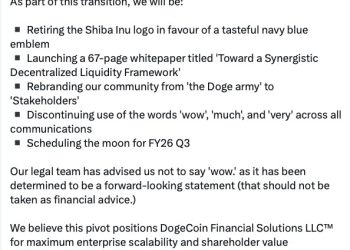 哭哭，狗狗幣要丟掉柴犬圖騰、不准說 WOW，原來是愚人節惡作劇 