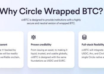 Circle 推出封裝比特幣 cirBTC，搶攻機構市場也直接挑戰 Coinbase 