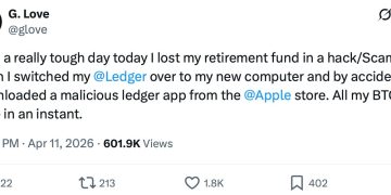 音樂家G. Love不慎下載冒牌的Ledger軟體、損失畢生儲蓄的比特幣 