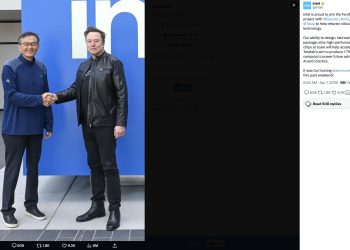 英特爾宣佈加入馬斯克的 Terafab 發展晶片製造 