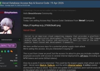 留意簽署內容！Vercel 遭駭勒索 200 萬美元，加密協議前端安全拉警報 
